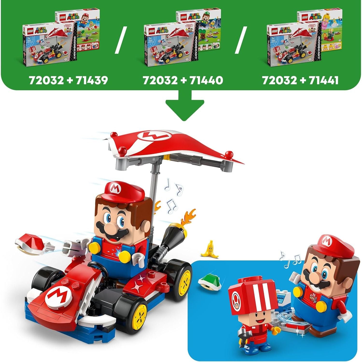 Buy LEGO,LEGO Super Mario: Mario Kart – Standard Kart, Car Toy Set for Kids, Includes a Toad Character Figure for Independent Play, Creative Birthday Gift for 7 Plus Year Old Boys, Girls and Gamers - Gadcet UK | UK | London | Scotland | Wales| Near Me | Cheap | Pay In 3 | Toy Cars